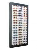 Expositor de parede para 51 óculos