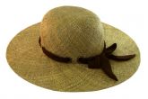 Chapéu de palha feminino luxo