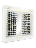 Expositor de parede para 48 óculos luxo