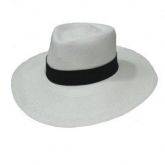 Chapéu Panamá Gota Aba Larga Branco